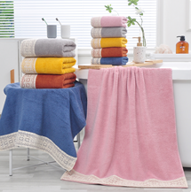 Салфетка банная "Ажур" 70*140 см, бамбук