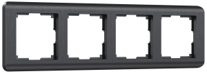 Рамка Stream Графит 4-х местная W0042104 (10)
