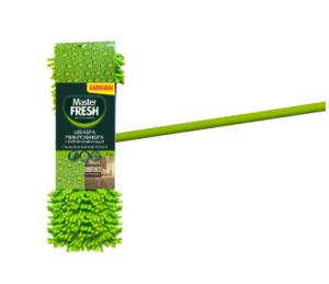 Швабра-флеттер телескоп (микрофибра с длинным ворсом), 1шт.*6 Мастер Фреш(6)