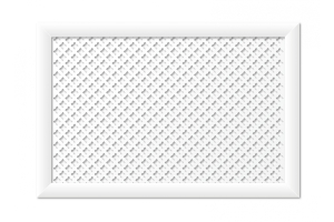 Экран для радиатора 90*60см. Готико белый(_1_)