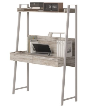 Стол письменный Ст025.0_120 УНИКУМ (ЛДСП Артвуд темный/МЕТАЛЛ Серый Муар (0155/0170))