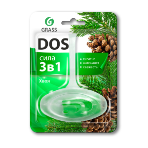 Подвесной блок для унитаза DOS 3 в 1 "Хвоя" (24)(_24_) ТМ ГРАСС