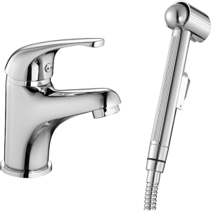 Смеситель CALORIE Люкс для раковины с гигиен. душем 2026А03 (1)