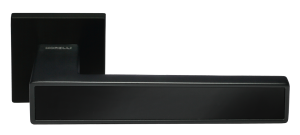 Ручка дверная DIY MH-48-S6 BL, "SULLA", квадр накл 6мм, черный (20)