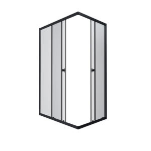 Душевая шторка Вента-Блэк, 120х80, прямоуг., (1 место)(_1_)