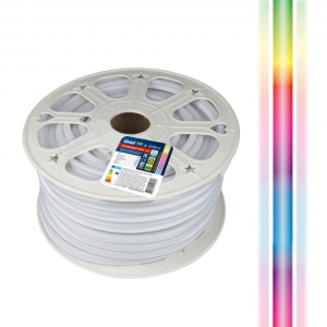 Светодиод гибкая лента ULS-N22-5050-80LED/m-8mm-IP67-220V-10W/m-RGB (50м)(_50_)