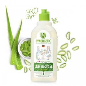 Средство для мытья посуды 0,5л алоэ SYNERGETIC(_14_)