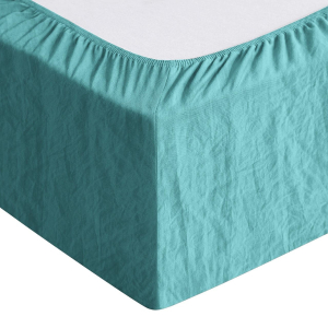 Простыня на резинке мятка цвет: 14-4810 Нежная бирюза (140х200х30)