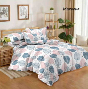 КПБ Butterfly Люкс бязь 2 сп., 2 нав 70*70, рис Маккена