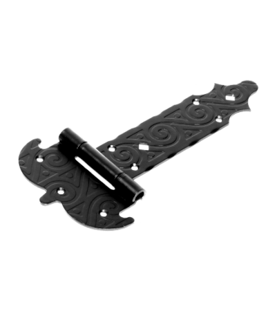 Петля-стрела фигурная Домарт ПС-200 мод.4 кованая ЯРОСЛАВЛЬ, черный