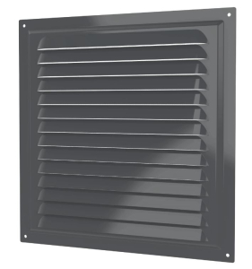 Решетка вентиляционная МЭ сетка 250х250 окраш.сталь Gray ERA (25)