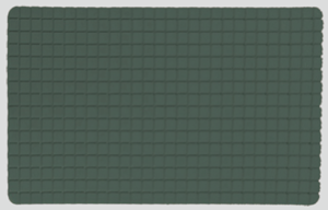 Коврик для ванной "Клетка", 45 * 70 см, изумруд, резиновый (1)