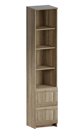 Стеллаж СИРИУС  2 ящика 39х190 сонома RU