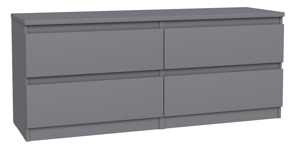 Тумба кастор 4 серая