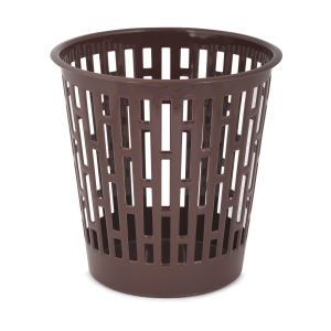 Корзина д/мусора 9,0л "Матрица" коричневый (8) М8216 Альтернатива