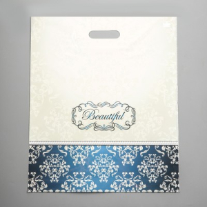 Пакет "Прекрасный", полиэтиленовый с вырубной ручкой, 38х45 см, 60 мкм 9489600