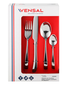 Набор столовых приборов 24 предмета, 2300VS,  нерж. сталь (1)