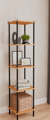 Стеллаж 15 "НеШкаф" (Системы открытого хранения) черный