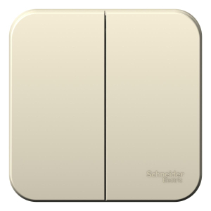 Молочный выключатель ОУ 2-х кл изол. пласт. BLANCA (15)