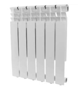 Радиатор алюминиевый Rommer Optima 500 6секц. (гл 80мм) (Вт 133)(_1_)