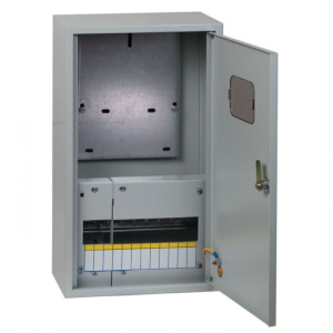 Щит учетно-распределительный навесной ЩРУН 1/9 с окном IP31 400х300х140 EKF Basic (1)