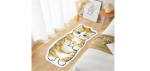 Ковер 50*80 см Котик с ромашкой (1)