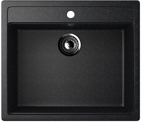 Мойка Ulgran U-104 560*495 черн 308(_1_)