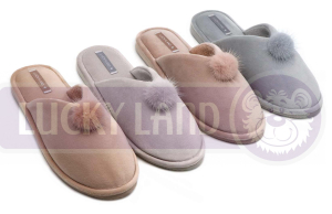 3771 W-CH-C Обувь домашняя женская ( пантолеты )