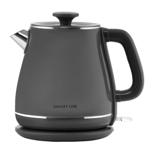 Чайник электрический Galaxy LINE GL 0331, серый, пластик, двойная стенка из нержавеющей стали(12)(_1