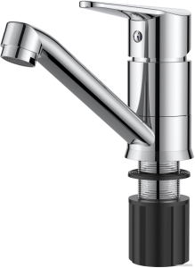 Смеситель для кухни MON15, Муссон/Monsoon, хром, VODA