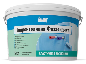 Гидроизоляция без битума Флэхендихт КНАУФ 5кг (100)