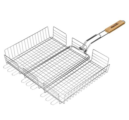 Решетка-гриль 300х400х65 мм, объемная хромированная// Sparta																	