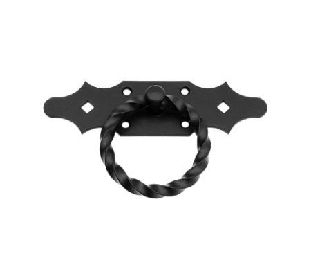 Ручка-кольцо Домарт РК-80 мод.5, черный (10)