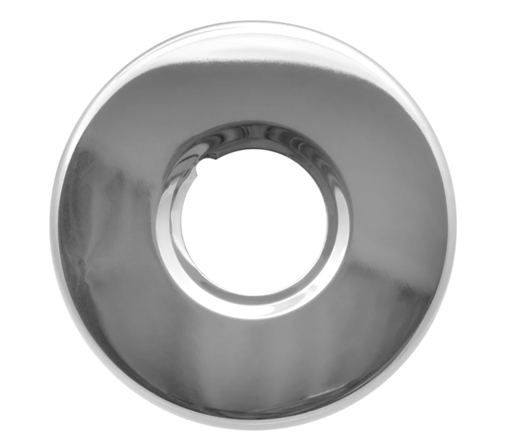 Чашка декоративная (отражатель) 3 4 цилиндр средний, увелич.диаметр (нержавеющая сталь, хром), MP-У ИС.131498 2