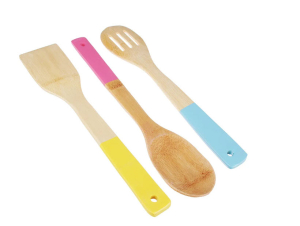 Набор VETTA 883-061 Гринвуд кухонных принадлежностей 3пр., бамбук, цветные ручки