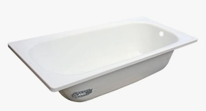 Ванна стальная эмалированная 1300*700*400 Антика с опорной подставкой (белая орхидея) с рантом(_1_)