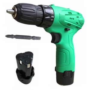 Дрель аккумуляторная Zitrek Green 12 (12В, Li-ion аккумулятор, бита)