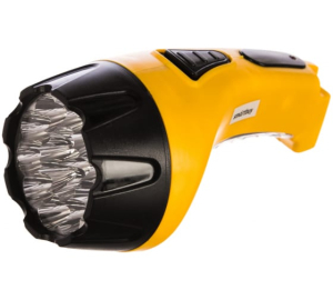 Фонарь аккумуляторный светодиодный 15 LED с прямой зарядкой Smartbuy, желтый (__)