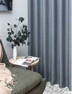 портьера Сага 180*260 серо-голубой ГП