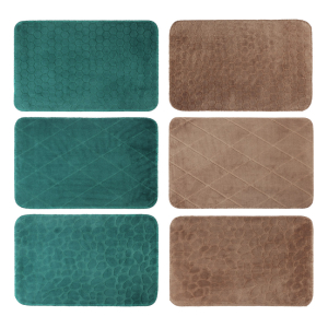 Коврик велюровый «Плитка», полиэстер, 35х55 см, 3 дизайна VETTA