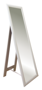 Глянец белый 500х1500 зеркало напольное_БО