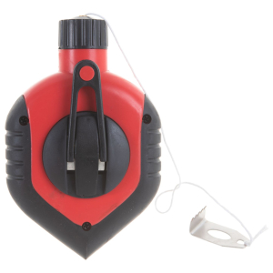 Шнур разметочный MATRIX 30 м в пластмассовом обрезиненном корпусе + порошок красный   (25)