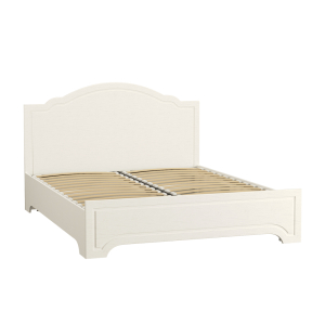 Кровать Ливерпуль 11.08 (Белый, ясень ваниль НМ-1012-100 ПВХ)/1660*2040*1120