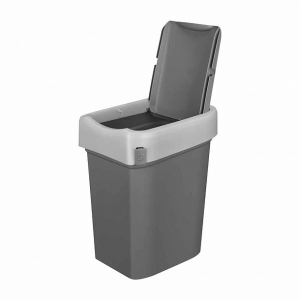 Контейнер д/мусора 10,0л Smart Bin серый (4) 434214711 Быт