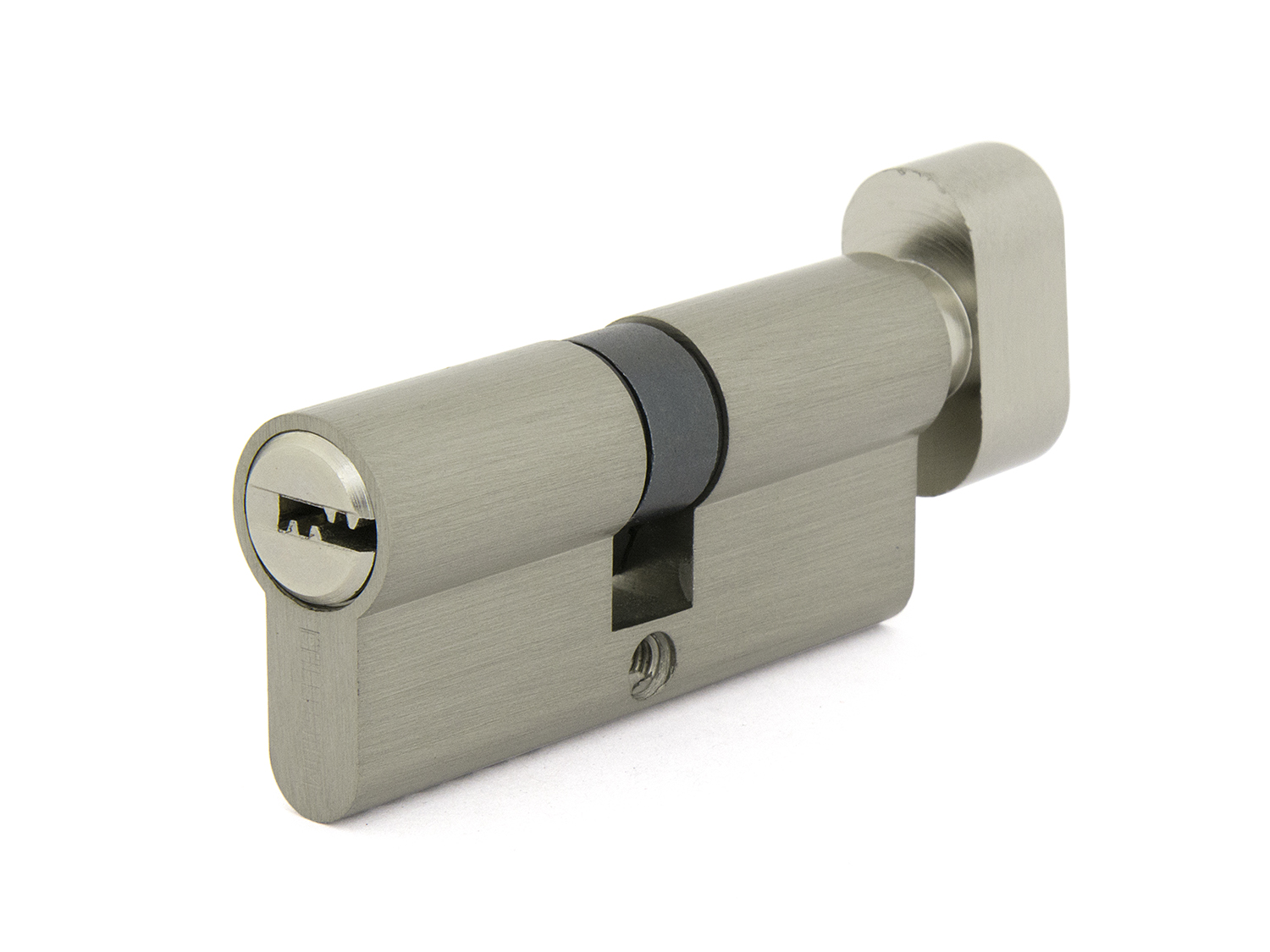 Цилиндровый механизм ZN 70 C BK SN (никель) с вертушкой (10/60)