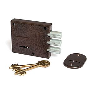 Замок накладной БИФ-0025-1*2-ЛК II класс (30)