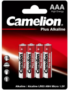 Батарейка Camelion Plus Alkaline бл. 4шт. 1,5в LR03-BP4 мизинчик (48)