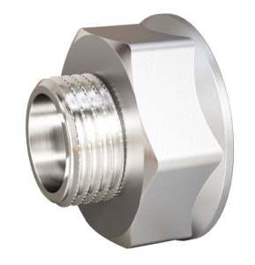 Переход LD Pride (1/2" х 3/8") ВР/НР латунь никель (160)