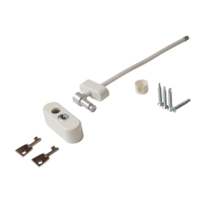 Блокиратор поворота с тросиком и ключом Tech-Krep, белый (1 шт) (5)