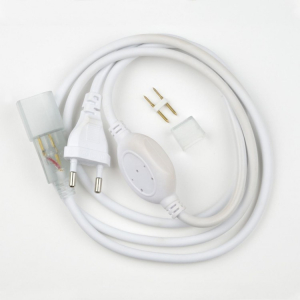 Провод электрический для светод.лент НЕОН  ULS-N21 220В, 8x16мм/UCX-SP2/N21 WHITE 1 STICK(__)